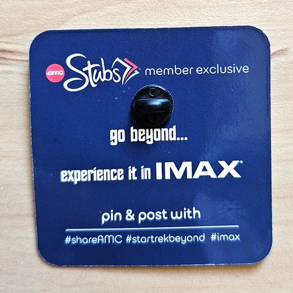 Novelty Pin AMC IMAX "Star Trek Beyond" Souvenir - Picture 2 of 2